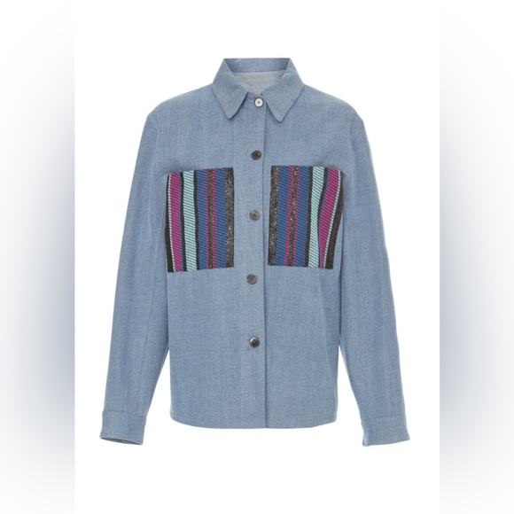 Benjamin Benmoyal Cassette Overshirt Jacket - Picture 2 of 6